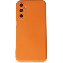 Durukar Samsung Galaxy M34 5g Kılıf Nano İçi Kadife Silikon - Turuncu
