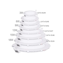 Cata Alüminyum Slim Panel Led Armatürler (3W-6W-9W-12W-15W-18W)