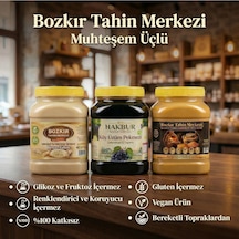 Bozkır Tahin Merkezi Enfes Üçlü Altın Susam Kavrulmuş Tahin-taş Değirmen Beyaz Tahin -üzüm Pekmezi