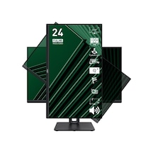 Msı 23.8" Ips Pro Mp245pg 1ms 100hz Hdmı-dp Kurumsal Pivot Monitör 1920x1080