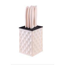Hubrendy Tedarik Diamond 6'lı Stantlı Bıçak Seti Royaleks-70519 Diğer