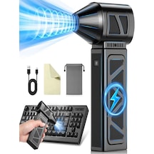 Ahv 130.000 Rpm 4 Kademeli Çantalı Turbo Fan Şarjlı Mini Hava Kom