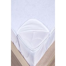 Bebesi Bebe Alez 50x90 Cm Sıvı Geçirmez Pamuk Kumaş Beyaz