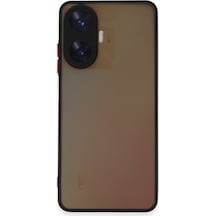 Newface Realme C55 Kılıf Montreal Silikon Kapak - Siyah Siyah
