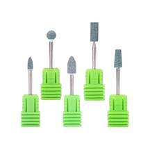 Suntek 5 Adet Kuvars Tırnak Matkap Uçları Jel Lehçe Aracı