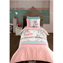 Shopping Tek Kişilik Kapitoneli Nevresim Takımı 4 Mevsim Set