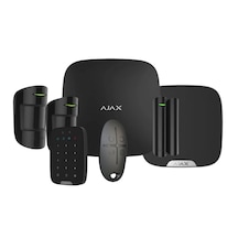 Hubkit Kablosuz Alarm Seti 2 Hareket Pır Dedektörü Keypad Dış Sirenli Siyah