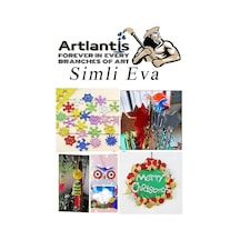 Artlantis Mavi Yapışkanlı Simli Eva 35x50 Cm 3 Adet