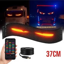 Matrix Şeytan Göz Kayar Led Panel Tabela Telefon Üzerinden Tasaralama 37cm
