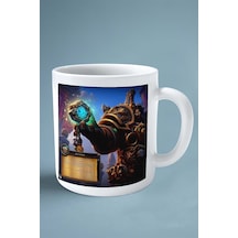 Hearthstone Oyun Baskılı Kupa Bardak Çift Taraflı Baskı Kişiye Özel Model 45 Çok Renkli