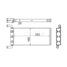 Mahle Ah 241 000s Kalorıfer Radyatoru Crafter Sprınter 06