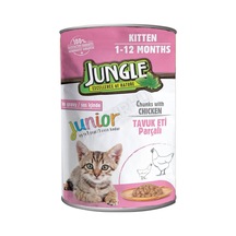 3 Adet Jungle Yavru Kedi Konservesi 400 Gr