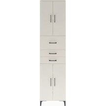 Arges Dolap 4 Raflı 3 Çekmeceli 4 Kapaklı 60x30x243 Aytaşı-ay... Aytaşı
