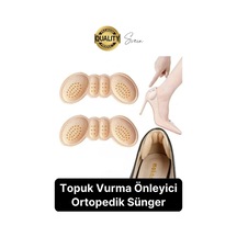 Svein Yumuşak Kaymaz Ayakkabı Topuk Vurma Önleyici Pad 4 MM