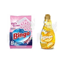 Bingo Tüm Renkler Toz Det. 8 Kg + Soft Yumuşatıcı 1440 Ml 2'li Set Diğer