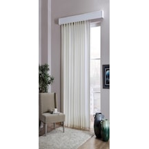 Taç Saten Güneşlik Perde-Beyaz-En:230 cm- (Pencere Yatay Ölçüs... Beyaz