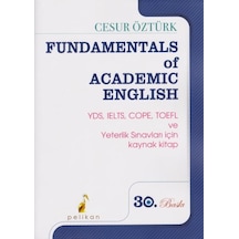 Fundamentals Of Academic English  -  Cesur Öztürk  -  Pelikan Yayınları