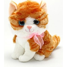 Miyavlayan Sesli Yumuşacık Sarı Peluş Kedi