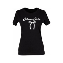 Trender Gilmore Kurdele O Yaka Siyah Kadın T-shirt 26ydt1000002