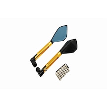 Racing Model Ayna Gold Renk 8mm Ve 10mm Bağlantılı
