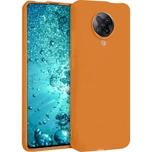 Newface Xiaomi Redmi K30 Pro Kılıf Nano İçi Kadife Silikon - Turuncu Belirtilmemiş