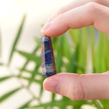 Lapis Lazuli Taşı Çift Uçlu Kazık Kütle - Küçük Boy