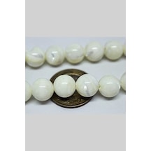 Sedef Taşı 12Mm/2 Adet (Beyaz)