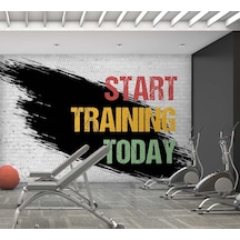 Spor - Fitness Salonu Özel Tasarım Duvar Kağıdı