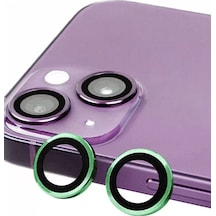 Newface Apple İphone 13 Raze Metal Kamera Lens - Yeşil