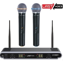 Last Voice Lv-502 Uhf Sistem Profesyonel Çift El Telsiz Mikrofon
