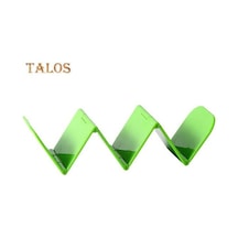 Yeşil Gözleme Standı Dalgalı Geniş Uygulamalar Anti-pas Yeniden Kullanılabilir Bulaşık Makinesi Izgara Güvenli Taco Standı Ev Gereçleri