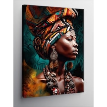 Kanvas Tablo Afrikalı Kadın 50cmx70cm