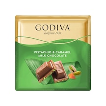 Godiva Antep Fıstıklı & Karamelli Sütlü Çikolata Kare 60 G - 5 Adet Tarı