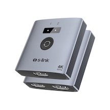 S-link Sl-lu602 2-port 4k 60hz Hdmı Çift Yönlü Bi-directional Akıllı Switch