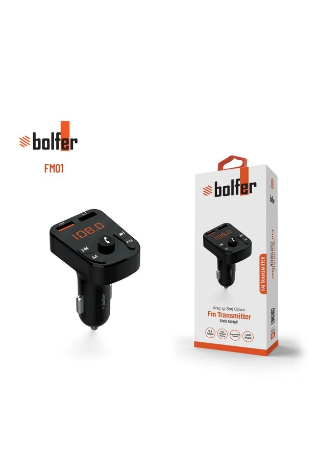 Araç İçi Şarj Cihazı Çakmaklık Fm Transmitter Bluetooth Usb Girişli 65w Araç Şarj Cihazı