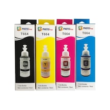 Epson 664 T6641 L3050 Uyumlu 4 Renk İthal Uyumlu Mürekkep Seti 4 X 70 Ml