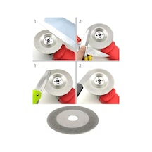 Depolife Bıçak Satır Makas Balta Bileme Diski 100mm Elmaslı Eğeleme Disk Avuç Taşlama Spiral Uyumlu Disk, Depo-00