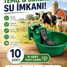 Kırılmaz  10 Adet Büyükbaş Otomatik Hayvan Suluğu - Kırılmaz Suluk 3 Litre