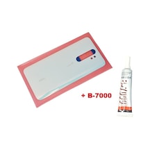 Tkgz Xiaomi Redmi Note 8 Pro Arka Kapak Cam+b-7000 Beyaz