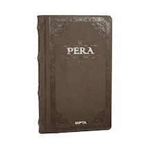 Pera Defter Çizgisiz 13x21 - Kahverengi