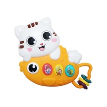 Müzikli Işıklı Eğitici Kedi Oyuncak - Bebek Duyusal Gelişim Figürü