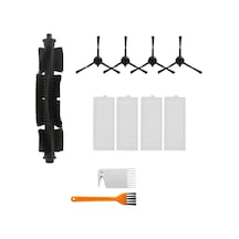 Asgard Grup 360 S8 İle Uyumlu 1 Ana Fırça, 4 Filtre, 4 Siyah Yan Fırça 2 Tarak Pkt-asgs000112