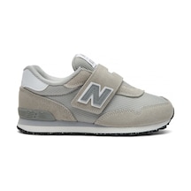 New Balance P51532c Çocuk Hakiki Süet File Panelli Cırt Cırtlı Retro Koşu Sneaker Gri