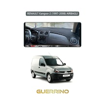 Renault Kangoo-2 1997-2008 Aırbaglıtorpido Koruma Halısı Gri Kenar