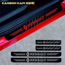 Renault Laguna İçin Uyumlu Aksesuar Oto Kapı Eşiği Sticker Karbon 4 Adet1245