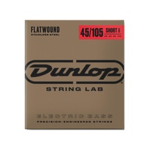 Jım Dunlop Flatwound Kısa Ölçekli 45/105 Orta 4/set Bas Gitar Telleri