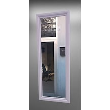 Boy Ayna MDF Çerçeve 1Sınıf Ayna Parlak Beyaz Boya El yapımı  Kutuda sevk Beyaz