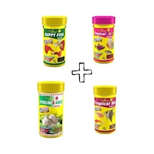 Ahm Lepistes İçin Özel Yem Seti 100 Ml X 4 Adet