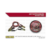 Akü Takviye Kablosu 900 Amp 2,3 Mt 25mm