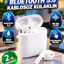 2. Nesil Bluetooth 5.0 Kablosuz Kulaklık Ipx7 Su Geçirmez, Hd Ses Ve Dokunmatik Kontrol 00